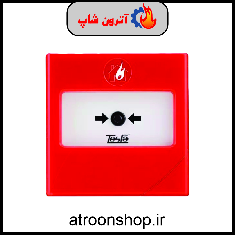 شستی ال ای دی قابل ریست کلید دار تسلا مدل(MCP Revenant)Manual call point